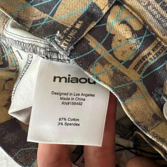 Brand New Miaou Fargo Pants, Size XS - Picture 9 of 10